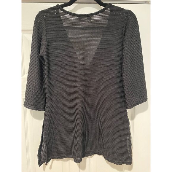 Vtg Jordan Taylor Womens Open Knit Sweater‎ Size S Y2K Whimsigoth Sheer Witchy - Picture 9 of 14